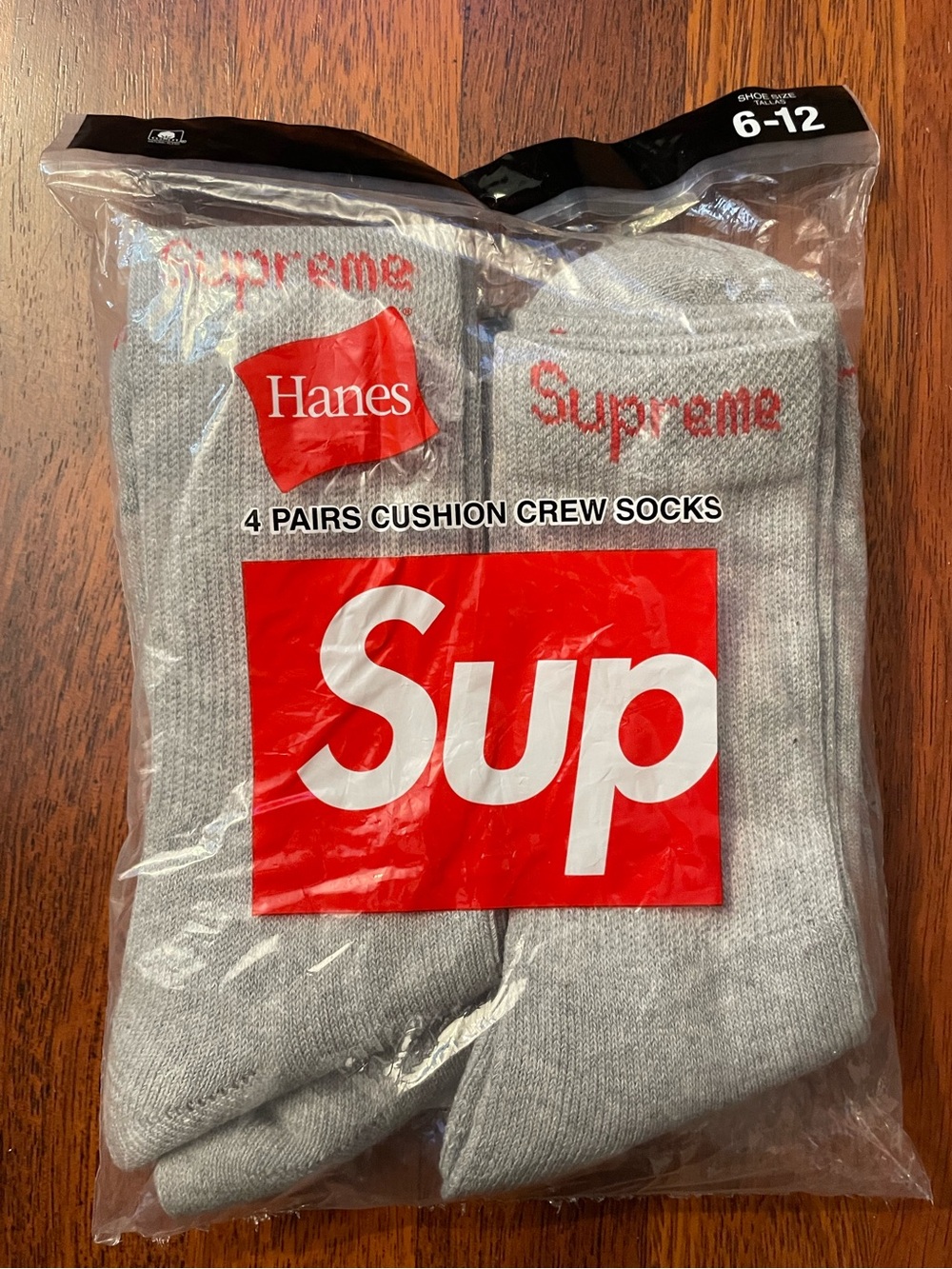 Supreme Socks Large 4pk